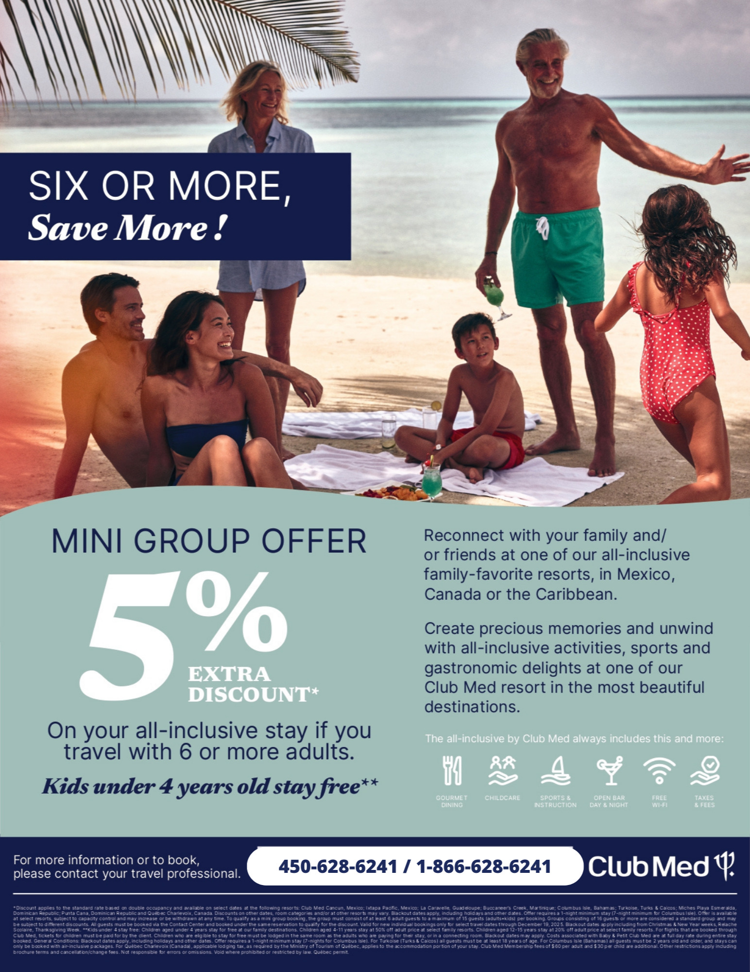 Club Med Promotions Mini Group Offer with Voyages Hautes-Laurentides Club Med Promotions Mini Group Offer with Voyages Hautes-Laurentides